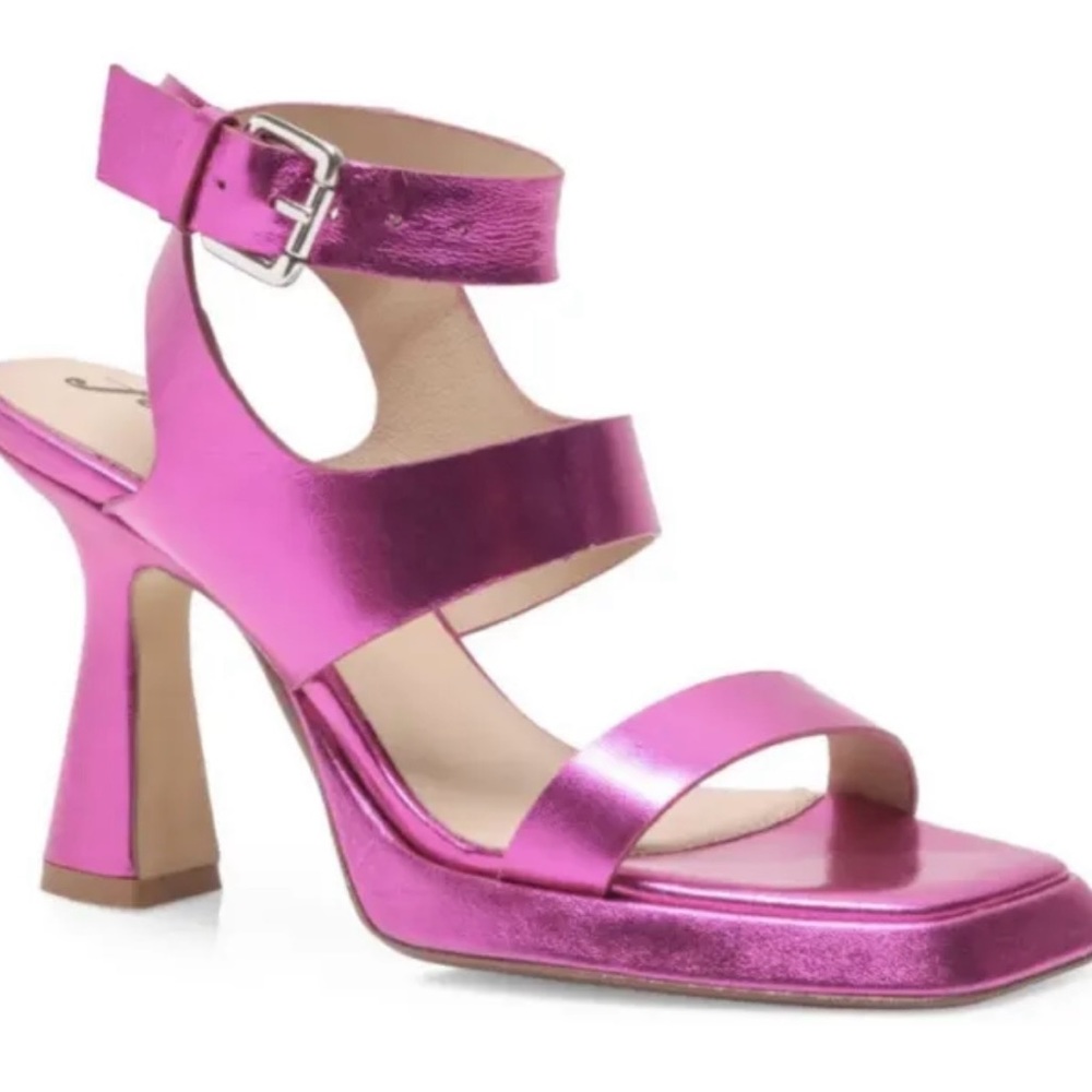 New Free People Candice Heels Metallic magenta pink
Size: 7 1/2 or 9 1/2 - Picture 6 of 12